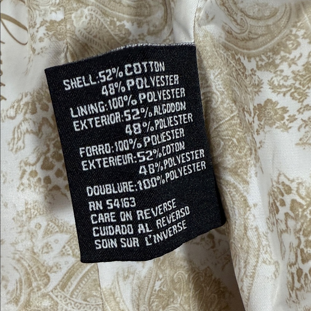Guess Beige Ruffle Trench Coat SKU1421 - Picture 7 of 10